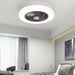 Smart Ceiling Fan Fans with Lights Remote Control Bedroom Decor Ventilator Lamp 52Cm Air Invisible Blades Retractable Silent