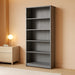 Bush Furniture Cabot Tall 5 Shelf Bookcase | Large Open Bookshelf in Modern Gray | Sturdy Display Cabinet for Library, Living Room, and Home Office