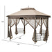 10’X 12’ Octagonal Patio Gazebo with Mosquito Net