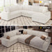 OneHundredThirtyInch Sleeper Sofa With White Faux Fur
