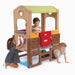 Young Explorers Indoor Outdoor Playset for Kids – Modular Climber, Slide & Playhouse Combo – Expandable Toddler Activity Center with Crawl Tunnel, Doors & Easel for Backyard or Playroom