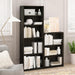 Tall BookshelfUnit Five Tier Black Espresso Bookcase