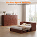DeepMaroonShade Queen Murphy Bed Easy Assembly System