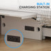 Queen Murphy Bed Featuring Mattress Included White