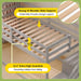 CharcoalGray SpaceSaving Twin Over Bunk Bed Staircase