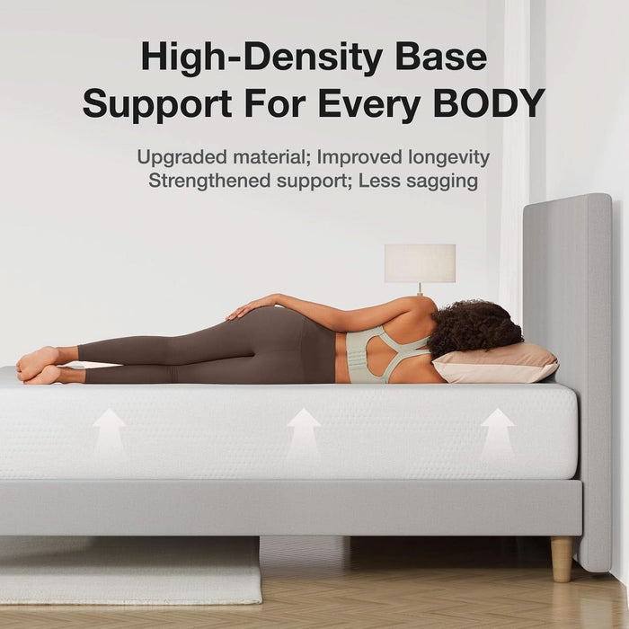 Queen Mattress, 10 Inch Queen Size Memory Foam Mattress in a Box, Gel Memory Foam Mattress for Comfort Sleep &Cooling Night Sleep, Certipur-Us Certified