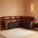 Extra Large Reclining Sectional Couch Covers, Waterproof 5-Piece Sofa Covers for L Shape Sectional Sofa Corner Seater Washable Slipcover for Pets, Dogs(5 Seat Recliner Cover, Chocolate)