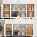 55" Kitchen Buffet Cabinet with Storage, Sideboard with Drawer, White