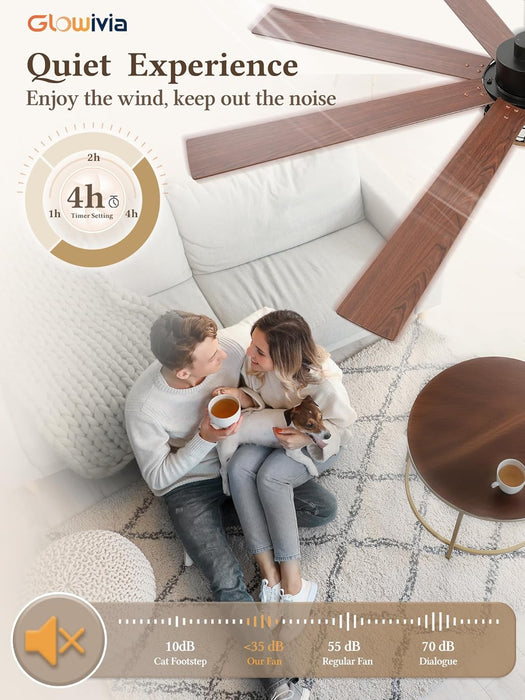 65 Inch Ceiling Fans with Lights, Farmhouse Ceiling Fan with Lights and Remote, Dual Finish 8 Blades Black Caged Rustic Ceiling Fans with 6 Speed Reversible Motor for Indoor/Covered Outdoor