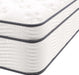 Jenna 14” Innerspring and Memory Foam Queen Mattress with Individually Encased Coils, White