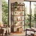 Six Tier Ladder Bookshelf Industrial Style Display
