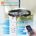 20 Inch Outdoor Ceiling Fan with Light for Patio, IP65 Waterproof Plug in Caged Hanging Fan, Remote Control, 3 CCT, 6 Speeds Reversible Outdoor Fan for Gazebo, Pergola, Porch