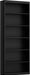 6-Tier Bookshelf, Tall Bookcase & Display Storage Shelves, Black