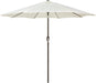 9' Outdoor Patio Umbrella, Outdoor Table Umbrella, Yard Umbrella, Market Umbrella with 8 Sturdy Ribs, Push Button Tilt and Crank