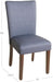 Parsons Classic Upholstered Accent Dining Chair, Single Pack, Blue