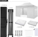 10x15 Ft Pop Up Canopy Tent WaterproofHeavyDutyOutdoorShelter4Sidewalls