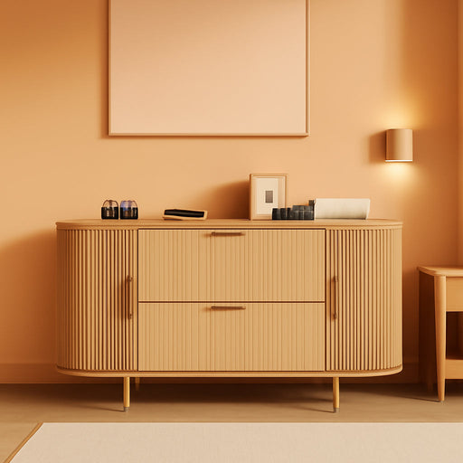 Natural Burlwood 39.4 Inch Filing Cabinet Organizer