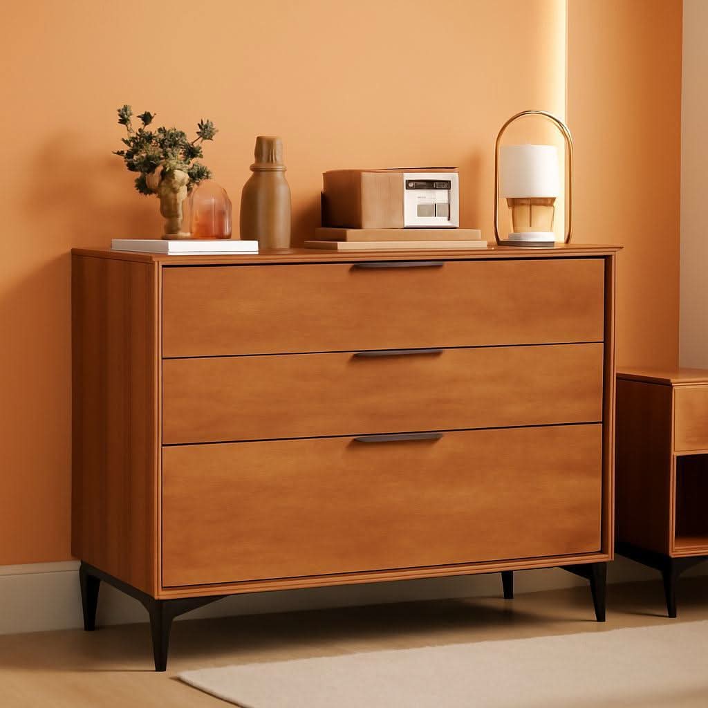 Cherry 30 Inch Wide Dresser With Ample Organization
