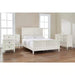 Marsden Ivory Wooden Cane Queen Bed (65 In. W X 54 In. H)