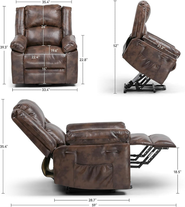 Heated Massage Recliner Chair with Lift