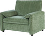 Green Luxurious Oversized Armchair With Deep Cushions