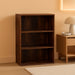 Pasir 3-Tier Open Shelf Bookcase, Amber Pine