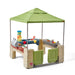 All-Around Playtime Patio with Canopy with 16 Play Accessories Playhouse Kids Outdoor Toys