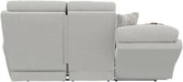 Catnapper Beige Power Reclining Sofa with Soft Fabric, Cool Gel Memory Foam, Steel Tech Frame, Pocket Coil Seating, Accent Pillows, RV Theater Comfort