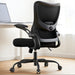 Ergonomic Office Chair Desk Chair with 3D PU Armrests and Adjustable Lumbar Support Breathable Mesh Chair Executive Rolling Swivel Comfy Task Chair for Home Office Gaming Black