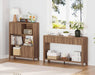 Console Sofa Table for Entryway, Wood Foyer Tables for Living Room, Farmhouse Couch Table Behinde Sofa with 2 Drawers for Hallway Storage (47.2 Inch, Walnut)