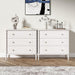 3 Drawer Dresser for Bedroom, 32" Wide Chest of Drawers, White