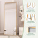 65" X 24" Full Length Mirror with Stand, Gold Wall Mounting Full Body Mirror, Metal Frame Full-Length Tempered Mirror for Living Room, Bedroom