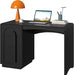 47" Computer Desk with 3 Drawers, Executive Style, Black