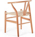 Wood Wishbone Dining Room Chairs Mid Century Modern Wooden for Your Beach House, Fully Assembled