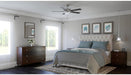 Airpro Collection 52'' Five-Blade Ceiling Fan with White Etched Light Kit