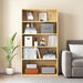 White 3Tier Open Shelf Bookcase DurableMDFUnitWithWoodTexture