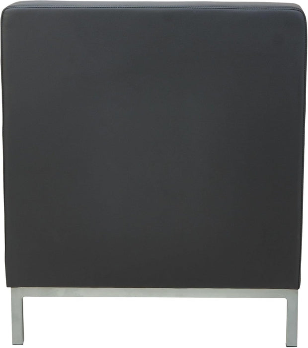 ALEQB8116P 26.38 In. X 26.38 In. X 30.5 In. QUB Series Powered Armless L Sectional - Black