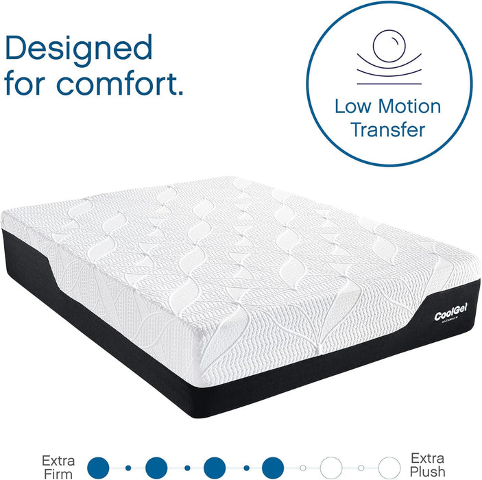 Chill 14 Inch Medium Firm Memory Foam Mattress King Size, with 2 Bonus  Memory Foam Bed Pillows, 14" with Pressure Relief, Certipur-Us Certified, Cooling King Mattress in a Box