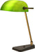 EmeraldGreen Bankers Desk Lamp CastIron Base Swivel