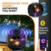 Patio Gazebo 10x10 BluetoothSpeakerLEDLightingAllWeather