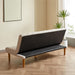 Beige Convertible Futon Sofa Bed