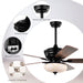 52 Inch Ceiling Fan with 3 Wind Speeds and 5 Reversible Blades