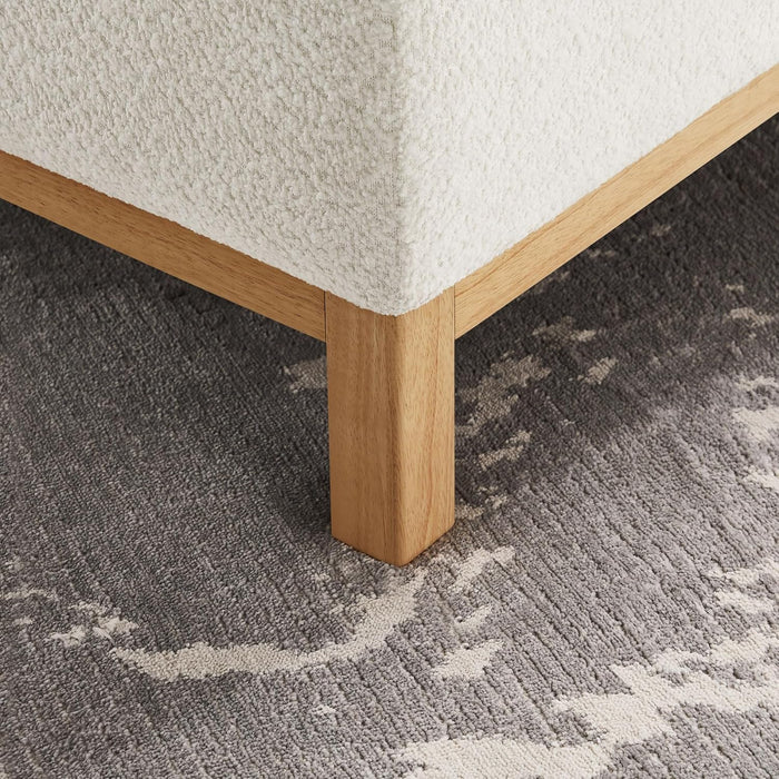 41.34" Oversized Accent Chair, Upholstered Armchair with Solid Wood Legs Living Room Chairs with Wide Armrest Pads, Reading Chair for Bedrooms, Apartments, Living Rooms, Offices（Beige）