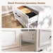 White Dresser for Bedroom, 6 Drawer Kids Dresser, Wood Chest of Drawers