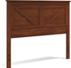 Farmhouse Style Wood Panel Headboard in Cherry - Full Size