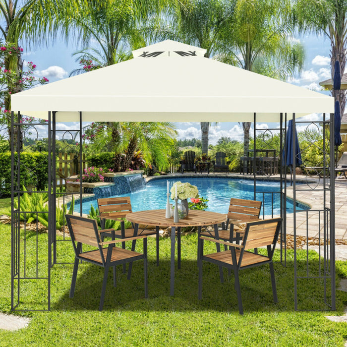 2 Tiers 10 X 10 Feet Patio Gazebo Canopy Tent