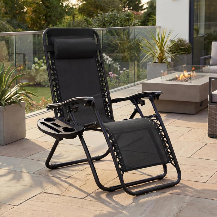 Zero Gravity Chair Recliner, Black