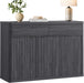 Buffet Cabinet with Storage - Storage Cabinet with Doors & Shelves | Accent Credenza Buffet Table with 2 Drawer Buffets & Sideboards for Living Room Dining Room Kitchen Entryway Office