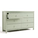 Alpine 6-Drawer Double Dresser, Sage