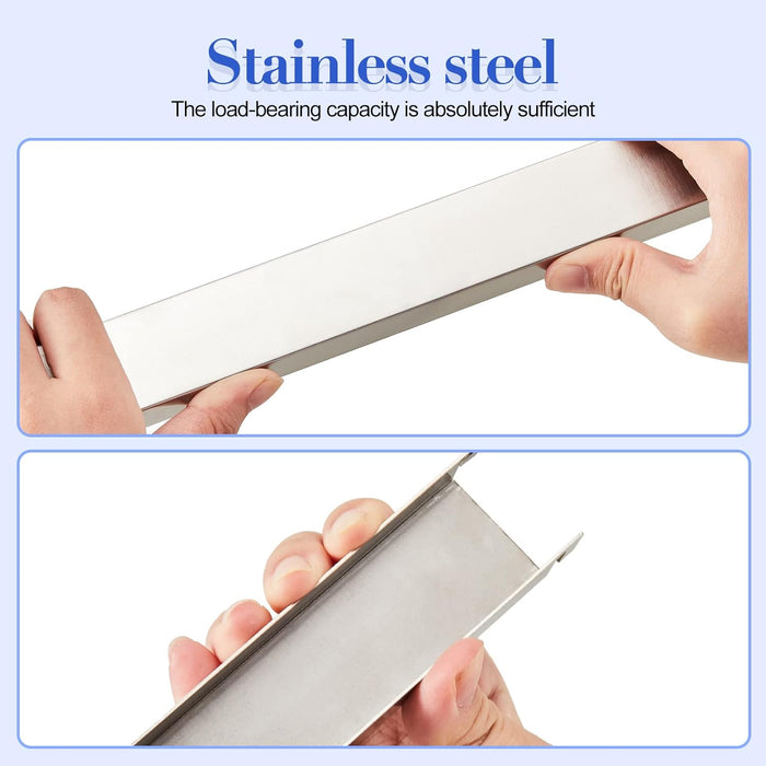 Stainless Steel File Rails, 15.76 Inches